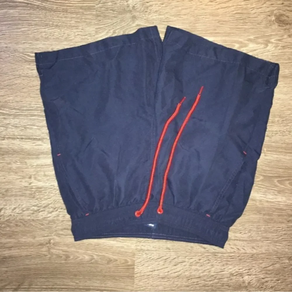 George Little Boys Navy Blue Swim trunks size small (28-30)